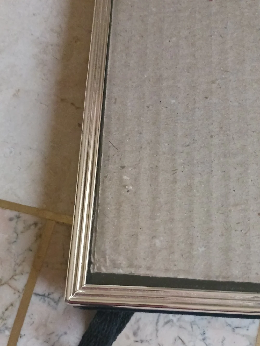 Vintage Picture Frames 8x10"..New...1 Silver -1 Brass...both All Metal Frames. - Picture 7 of 10